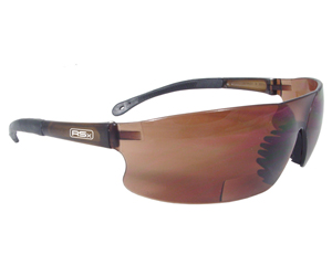 Radians Bifocal Reading Safety Glasses Rad Sequel Rx Coffee Lens 1.5